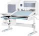 Детская растущая парта для мальчика Mealux Winnipeg Plus Blue BD-630 WG с тумбой фото