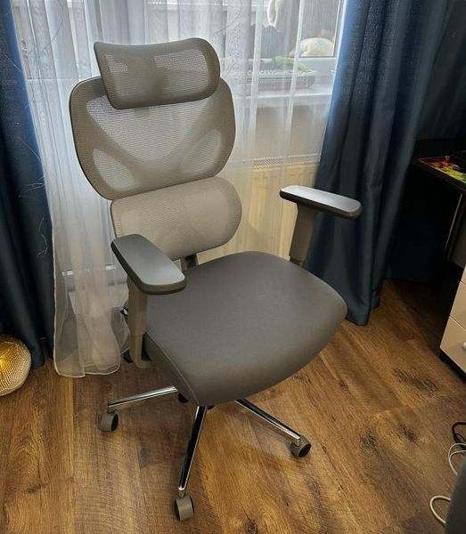 Компьютерное кресло для работы Mealux D1 Air Fabric Grey HF-D1 F/G фото