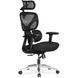 Ергономічне крісло для роботи Mealux D1 Duo Air Fabric Black HF-D1 Duo F/B  фото 1
