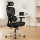 Ергономічне крісло для роботи Mealux D1 Duo Air Fabric Black HF-D1 Duo F/B  фото 2