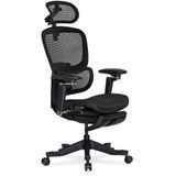 Ортопедичне офісне крісло для комп'ютера Mealux Q5 Air Black HF-Q5 M/B фото