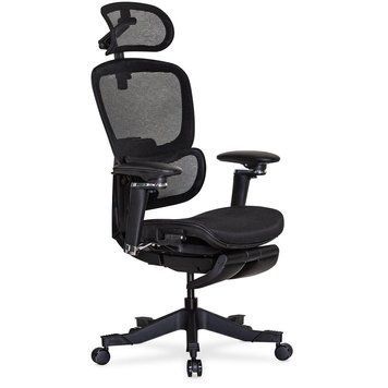Ортопедическое офисное кресло для компьютера Mealux Q5 Air Black HF-Q5 M/B фото