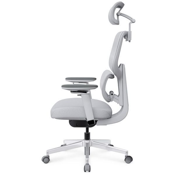 Ортопедическое компьютерное кресло для работы Mealux D2 Air Fabric Grey HF-D2 F/G фото