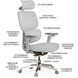 Ортопедическое компьютерное кресло для работы Mealux D2 Air Fabric Grey HF-D2 F/G фото 3