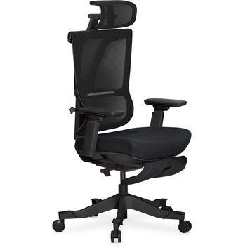 Эргономичное компьютерное кресло для работы Mealux S6 Air Black HF-S6 F/B фото