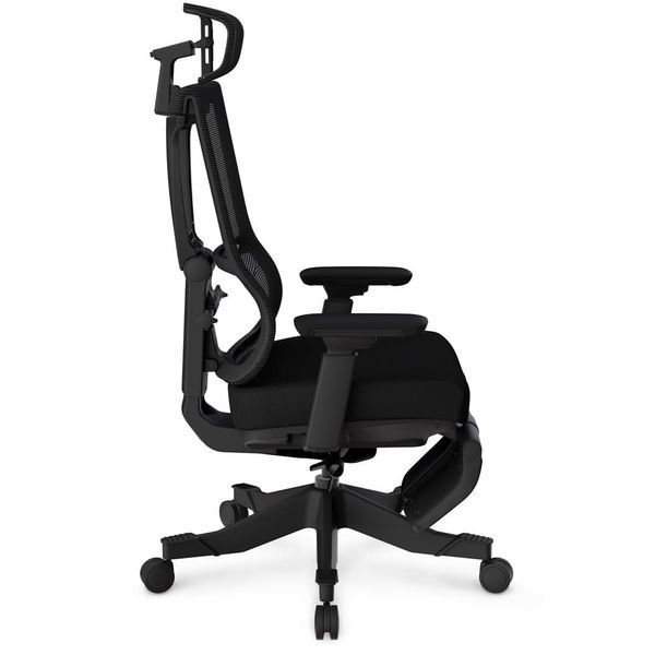 Эргономичное компьютерное кресло для работы Mealux S6 Air Black HF-S6 F/B фото