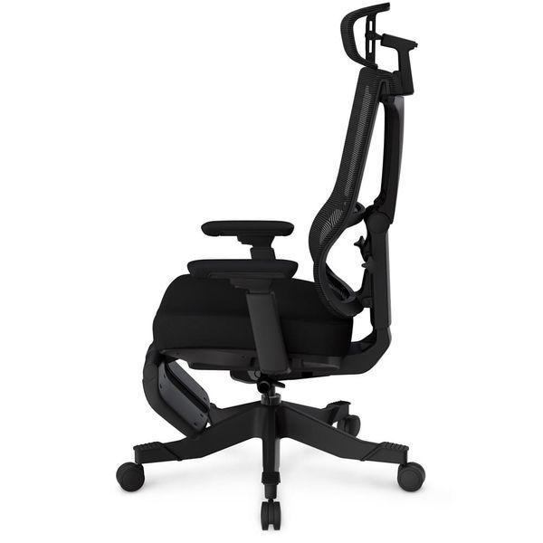 Эргономичное компьютерное кресло для работы Mealux S6 Air Black HF-S6 F/B фото