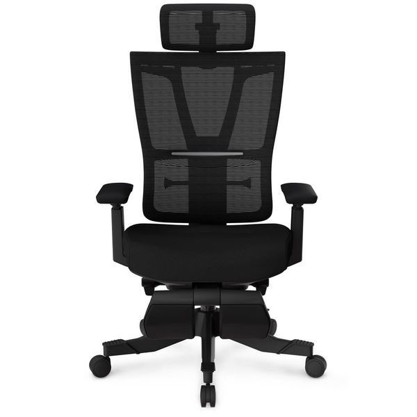 Эргономичное компьютерное кресло для работы Mealux S6 Air Black HF-S6 F/B фото