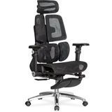 Ортопедическое кресло для компьютера Mealux S3 Air Plus Black HF-S3 M/B фото