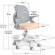Компьютерное кресло для девочки Mealux Neo Air Peach Y-308 PG фото 5