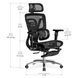 Ортопедичне крісло для роботи Mealux S2 Plus Black HF-S2 M/B фото 2