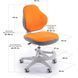 Дитяче крісло до письмового столу Evo-Kids Mio Classic Y-405 OR фото 8