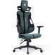 Комп'ютерне крісло для геймерів Cyberlux V8 Fabric Green GM-V8 FZ фото