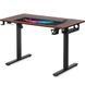 Комп'ютерний стіл з регулюванням висоти Mealux PowerDesk Energy Walnut  EVO-201 Energy Walnut/B фото