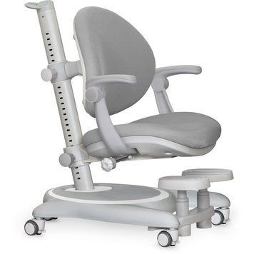 Дитяче крісло для навчання Mealux Ortoback Plus Grey Y-508 Plus фото