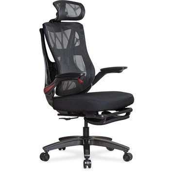 Эргономичное компьютерное кресло Mealux HF-G30 Black/Red HF-G30 F/RB фото