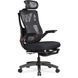 Ергономічне комп'ютерне крісло Mealux HF-G30 Black/Red HF-G30 F/RB фото 1