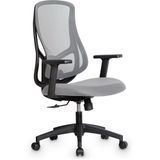 Офисное кресло для работы Mealux Flow Lite Fabric Grey HF-B20 F/G фото