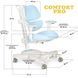 Дитяче крісло для навчання Mealux Space Air Blue Y-609 KBL фото 8