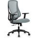 Компьютерное кресло для офиса Mealux Flow Lite Fabric Blue HF-B20 F/BL фото