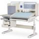 Детский стол для уроков и обучения Mealux Winnipeg Plus MG Grey BD-630 MG с тумбой фото