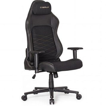Компьютерное кресло для геймеров Cyberlux Spartan Black GM-409 B фото