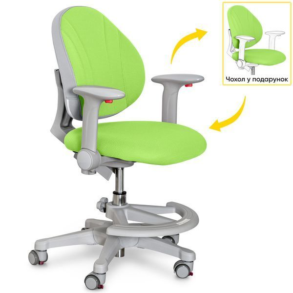 Дитячий ортопедичний стілець Evo-Kids Mio Green Y-407 KZ фото