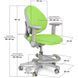 Дитячий ортопедичний стілець Evo-Kids Mio Green Y-407 KZ фото 6