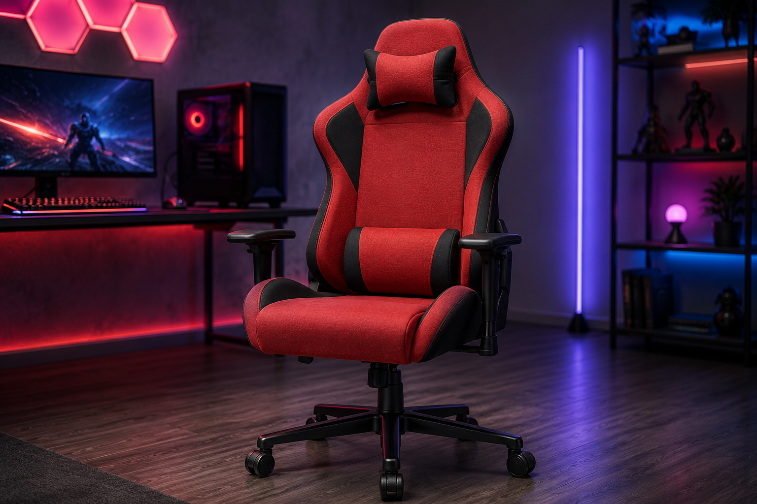 Крісло для ігор Cyberlux V8 Fabric Red — баланс ціни та якості